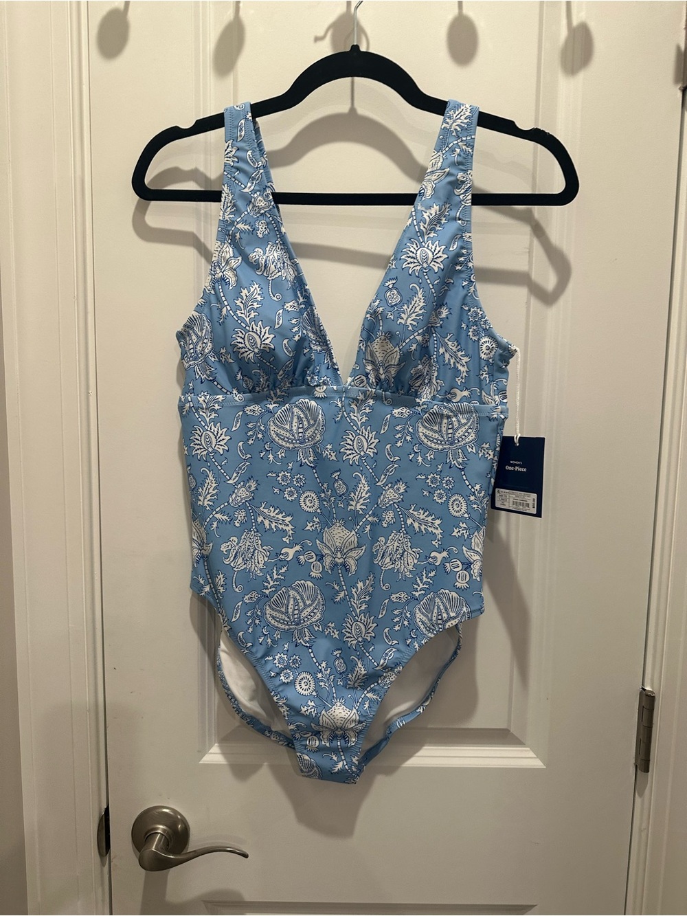 Roller Rabbit Light Blue Paisley One-Piece